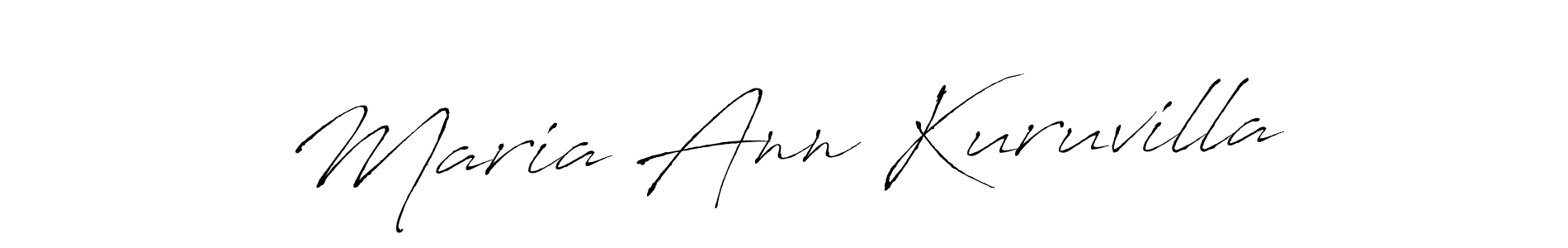 Use a signature maker to create a handwritten signature online. With this signature software, you can design (Antro_Vectra) your own signature for name Maria Ann Kuruvilla. Maria Ann Kuruvilla signature style 6 images and pictures png