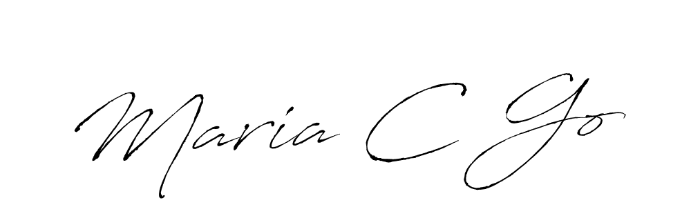 Make a beautiful signature design for name Maria C Go. Use this online signature maker to create a handwritten signature for free. Maria C Go signature style 6 images and pictures png