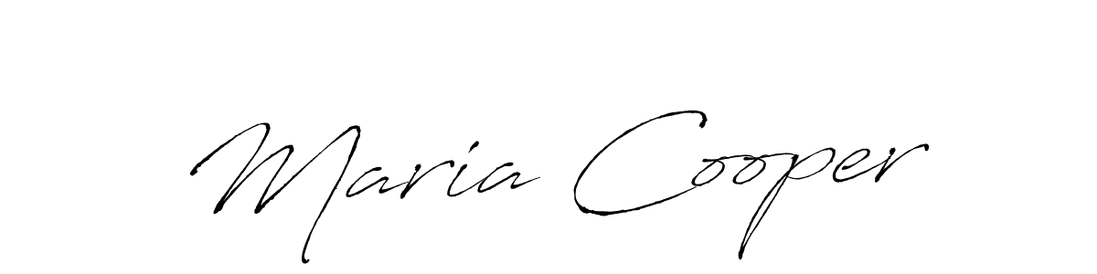 Use a signature maker to create a handwritten signature online. With this signature software, you can design (Antro_Vectra) your own signature for name Maria Cooper. Maria Cooper signature style 6 images and pictures png