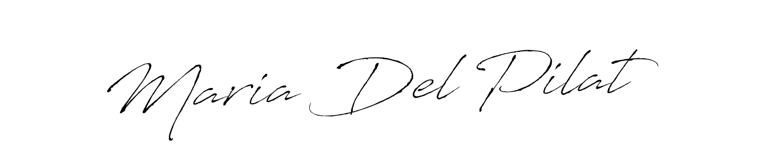 Also You can easily find your signature by using the search form. We will create Maria Del Pilat name handwritten signature images for you free of cost using Antro_Vectra sign style. Maria Del Pilat signature style 6 images and pictures png