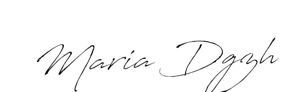 How to make Maria Dgzh name signature. Use Antro_Vectra style for creating short signs online. This is the latest handwritten sign. Maria Dgzh signature style 6 images and pictures png