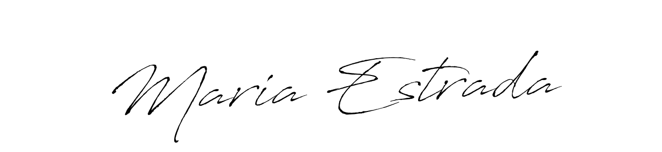 Use a signature maker to create a handwritten signature online. With this signature software, you can design (Antro_Vectra) your own signature for name Maria Estrada. Maria Estrada signature style 6 images and pictures png