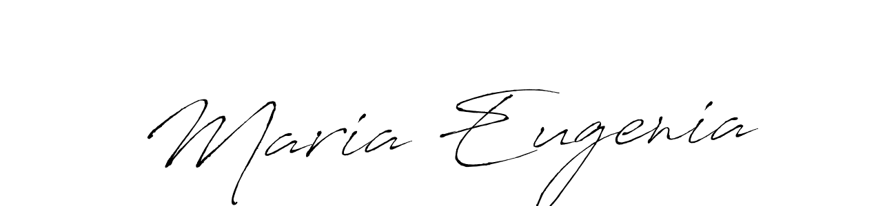 Make a beautiful signature design for name Maria Eugenia. Use this online signature maker to create a handwritten signature for free. Maria Eugenia signature style 6 images and pictures png