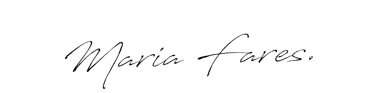 Make a beautiful signature design for name Maria Fares.. Use this online signature maker to create a handwritten signature for free. Maria Fares. signature style 6 images and pictures png