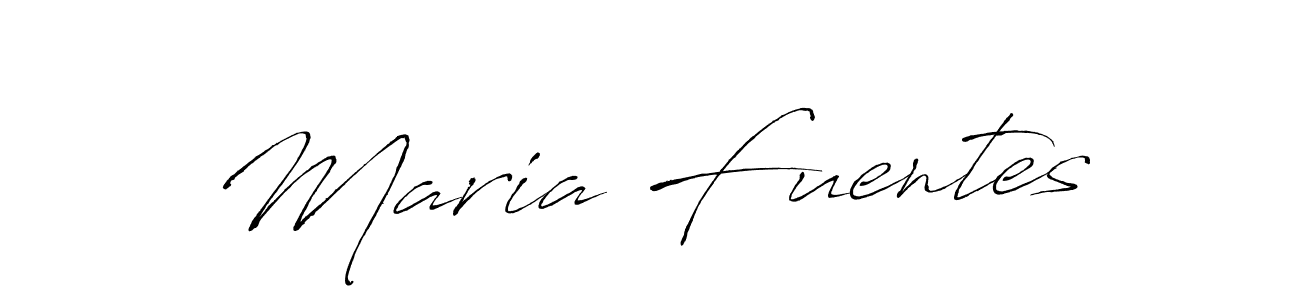 Create a beautiful signature design for name Maria Fuentes. With this signature (Antro_Vectra) fonts, you can make a handwritten signature for free. Maria Fuentes signature style 6 images and pictures png