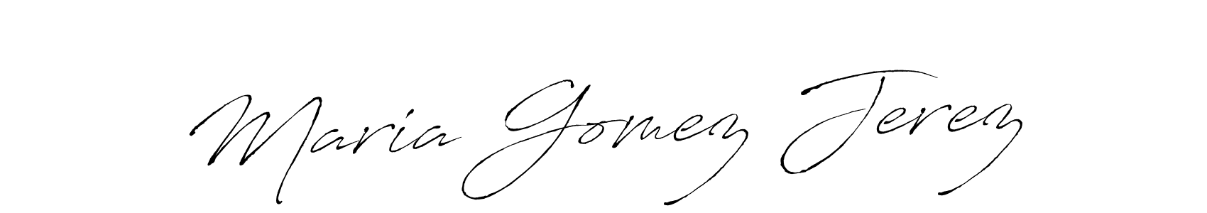 Antro_Vectra is a professional signature style that is perfect for those who want to add a touch of class to their signature. It is also a great choice for those who want to make their signature more unique. Get Maria Gomez Jerez name to fancy signature for free. Maria Gomez Jerez signature style 6 images and pictures png