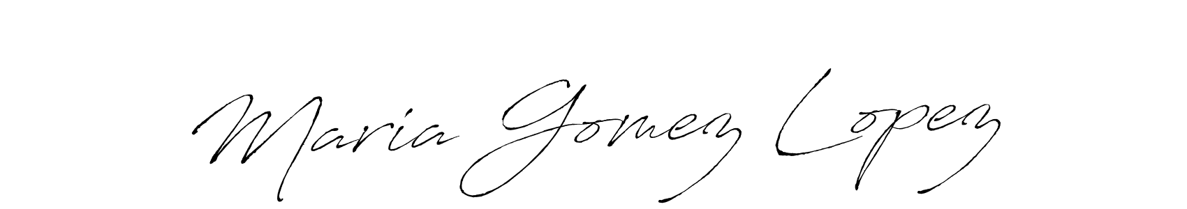 How to make Maria Gomez Lopez signature? Antro_Vectra is a professional autograph style. Create handwritten signature for Maria Gomez Lopez name. Maria Gomez Lopez signature style 6 images and pictures png