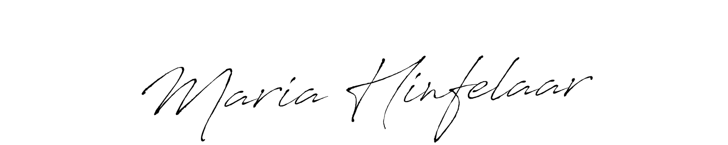 Make a beautiful signature design for name Maria Hinfelaar. With this signature (Antro_Vectra) style, you can create a handwritten signature for free. Maria Hinfelaar signature style 6 images and pictures png