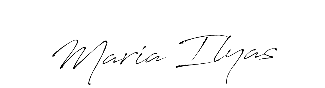 Maria Ilyas stylish signature style. Best Handwritten Sign (Antro_Vectra) for my name. Handwritten Signature Collection Ideas for my name Maria Ilyas. Maria Ilyas signature style 6 images and pictures png