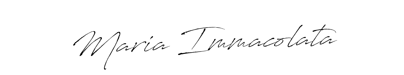 It looks lik you need a new signature style for name Maria Immacolata. Design unique handwritten (Antro_Vectra) signature with our free signature maker in just a few clicks. Maria Immacolata signature style 6 images and pictures png