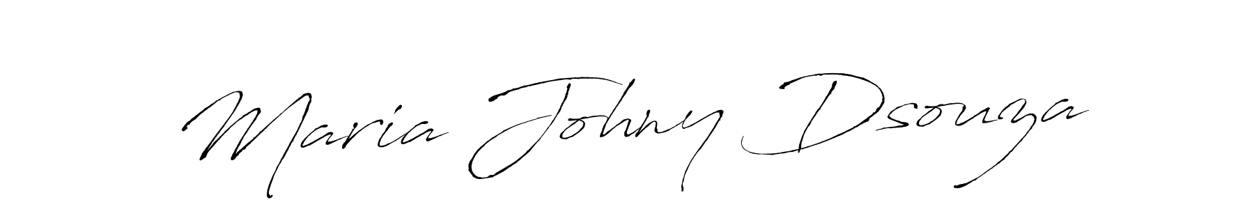 Make a beautiful signature design for name Maria Johny Dsouza. With this signature (Antro_Vectra) style, you can create a handwritten signature for free. Maria Johny Dsouza signature style 6 images and pictures png