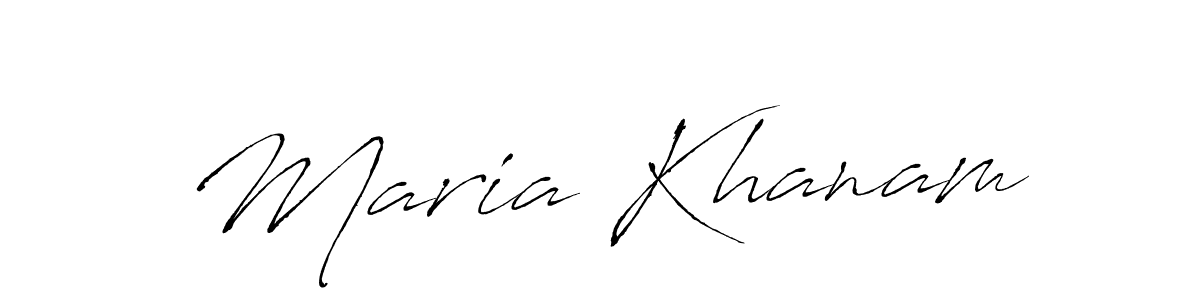 Similarly Antro_Vectra is the best handwritten signature design. Signature creator online .You can use it as an online autograph creator for name Maria Khanam. Maria Khanam signature style 6 images and pictures png