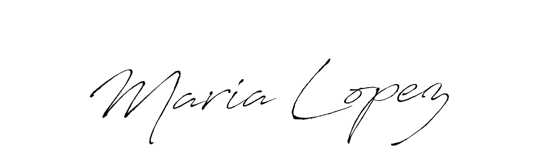 Antro_Vectra is a professional signature style that is perfect for those who want to add a touch of class to their signature. It is also a great choice for those who want to make their signature more unique. Get Maria Lopez name to fancy signature for free. Maria Lopez signature style 6 images and pictures png