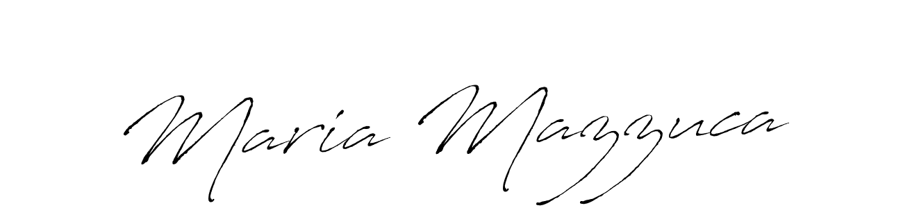 Make a beautiful signature design for name Maria Mazzuca. With this signature (Antro_Vectra) style, you can create a handwritten signature for free. Maria Mazzuca signature style 6 images and pictures png