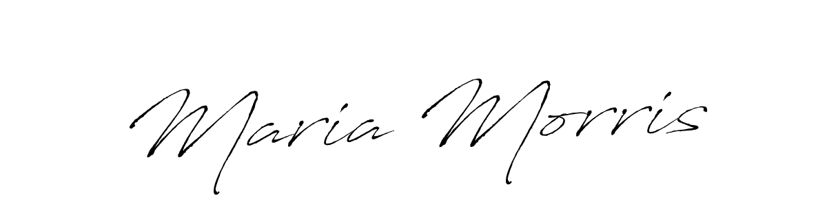 Make a beautiful signature design for name Maria Morris. With this signature (Antro_Vectra) style, you can create a handwritten signature for free. Maria Morris signature style 6 images and pictures png