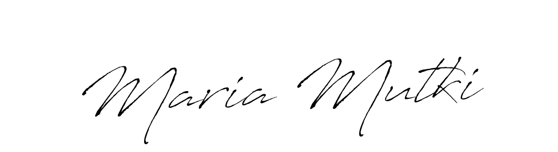 Also You can easily find your signature by using the search form. We will create Maria Mutki name handwritten signature images for you free of cost using Antro_Vectra sign style. Maria Mutki signature style 6 images and pictures png