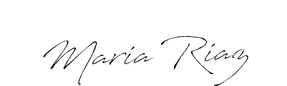 Maria Riaz stylish signature style. Best Handwritten Sign (Antro_Vectra) for my name. Handwritten Signature Collection Ideas for my name Maria Riaz. Maria Riaz signature style 6 images and pictures png