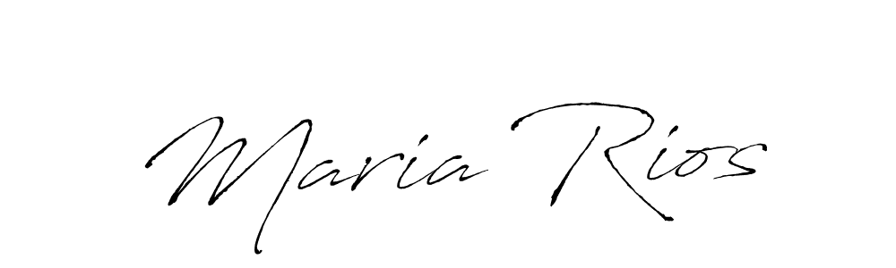 Create a beautiful signature design for name Maria Rios. With this signature (Antro_Vectra) fonts, you can make a handwritten signature for free. Maria Rios signature style 6 images and pictures png