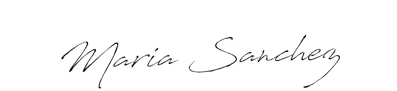 It looks lik you need a new signature style for name Maria Sanchez. Design unique handwritten (Antro_Vectra) signature with our free signature maker in just a few clicks. Maria Sanchez signature style 6 images and pictures png