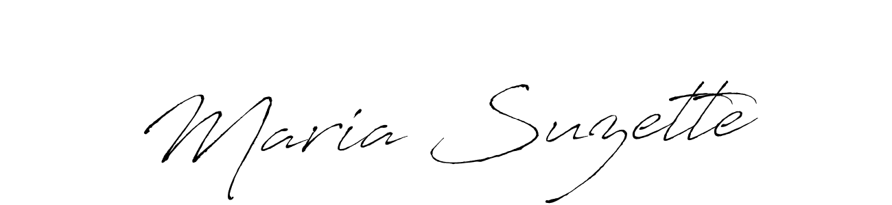 It looks lik you need a new signature style for name Maria Suzette. Design unique handwritten (Antro_Vectra) signature with our free signature maker in just a few clicks. Maria Suzette signature style 6 images and pictures png