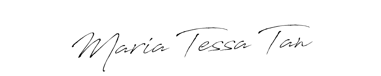 Also we have Maria Tessa Tan name is the best signature style. Create professional handwritten signature collection using Antro_Vectra autograph style. Maria Tessa Tan signature style 6 images and pictures png