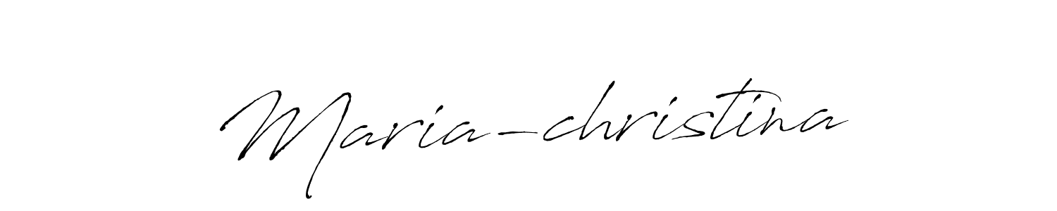 Make a short Maria-christina signature style. Manage your documents anywhere anytime using Antro_Vectra. Create and add eSignatures, submit forms, share and send files easily. Maria-christina signature style 6 images and pictures png