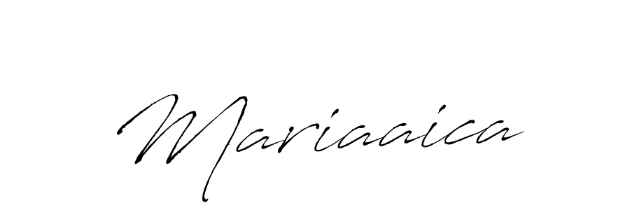 You can use this online signature creator to create a handwritten signature for the name Mariaaica. This is the best online autograph maker. Mariaaica signature style 6 images and pictures png