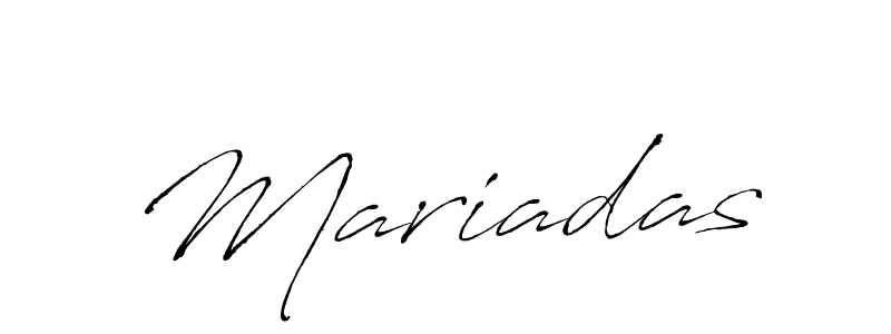 How to make Mariadas signature? Antro_Vectra is a professional autograph style. Create handwritten signature for Mariadas name. Mariadas signature style 6 images and pictures png