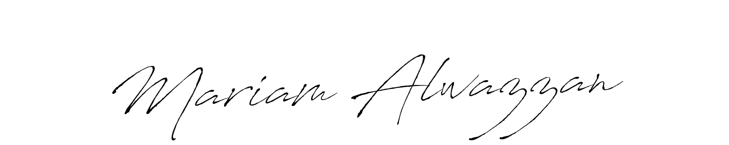 How to make Mariam Alwazzan signature? Antro_Vectra is a professional autograph style. Create handwritten signature for Mariam Alwazzan name. Mariam Alwazzan signature style 6 images and pictures png