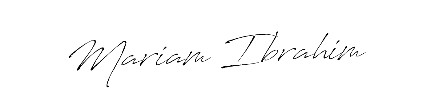 Make a beautiful signature design for name Mariam Ibrahim. Use this online signature maker to create a handwritten signature for free. Mariam Ibrahim signature style 6 images and pictures png