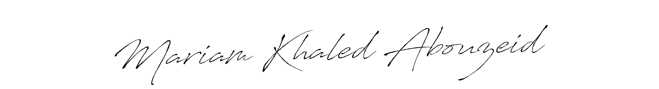 How to Draw Mariam Khaled Abouzeid signature style? Antro_Vectra is a latest design signature styles for name Mariam Khaled Abouzeid. Mariam Khaled Abouzeid signature style 6 images and pictures png