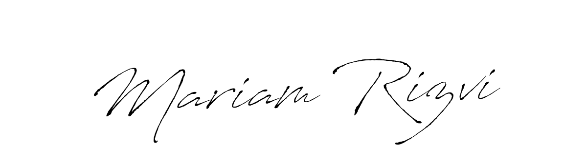 Use a signature maker to create a handwritten signature online. With this signature software, you can design (Antro_Vectra) your own signature for name Mariam Rizvi. Mariam Rizvi signature style 6 images and pictures png