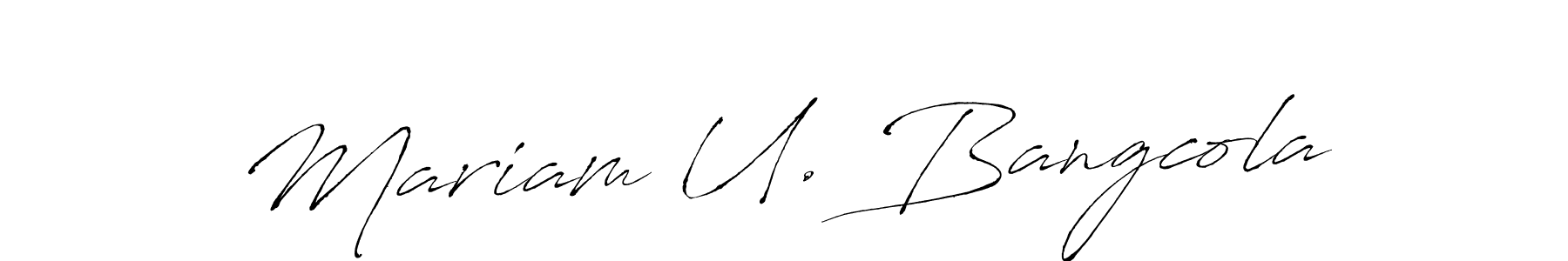 Check out images of Autograph of Mariam U. Bangcola name. Actor Mariam U. Bangcola Signature Style. Antro_Vectra is a professional sign style online. Mariam U. Bangcola signature style 6 images and pictures png