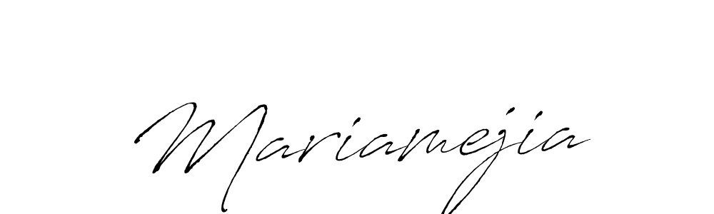 How to make Mariamejia signature? Antro_Vectra is a professional autograph style. Create handwritten signature for Mariamejia name. Mariamejia signature style 6 images and pictures png