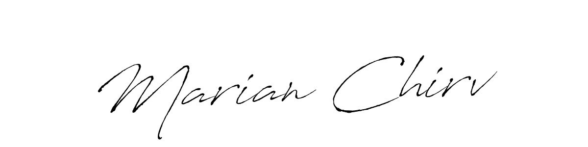 You can use this online signature creator to create a handwritten signature for the name Marian Chirv. This is the best online autograph maker. Marian Chirv signature style 6 images and pictures png