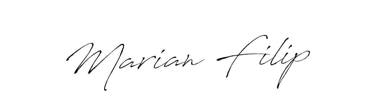 Make a beautiful signature design for name Marian Filip. Use this online signature maker to create a handwritten signature for free. Marian Filip signature style 6 images and pictures png