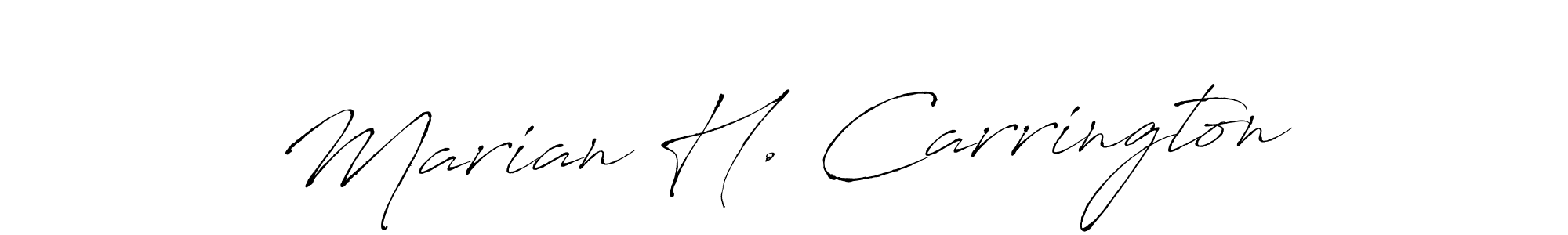 How to Draw Marian H. Carrington signature style? Antro_Vectra is a latest design signature styles for name Marian H. Carrington. Marian H. Carrington signature style 6 images and pictures png