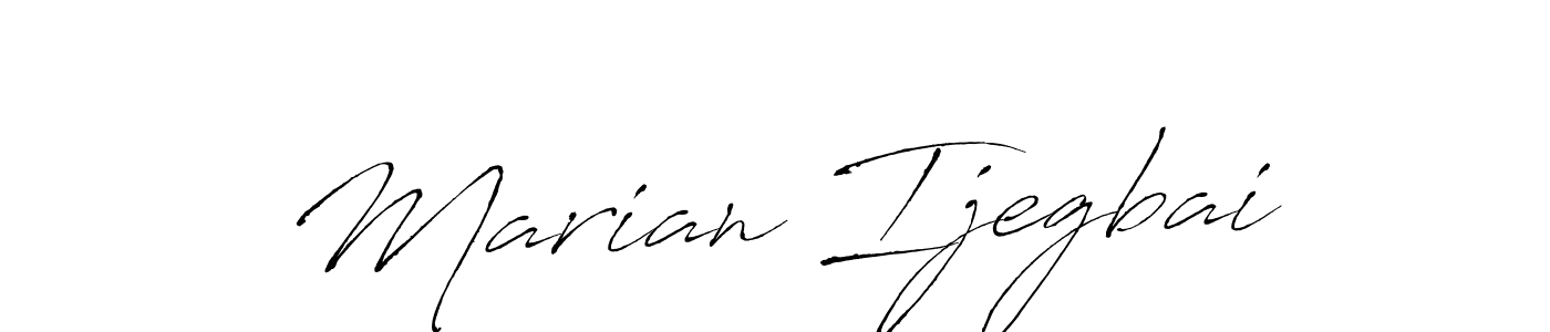 You can use this online signature creator to create a handwritten signature for the name Marian Ijegbai. This is the best online autograph maker. Marian Ijegbai signature style 6 images and pictures png