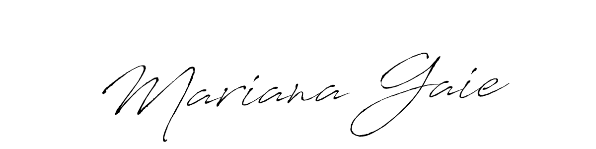 Make a beautiful signature design for name Mariana Gaie. With this signature (Antro_Vectra) style, you can create a handwritten signature for free. Mariana Gaie signature style 6 images and pictures png