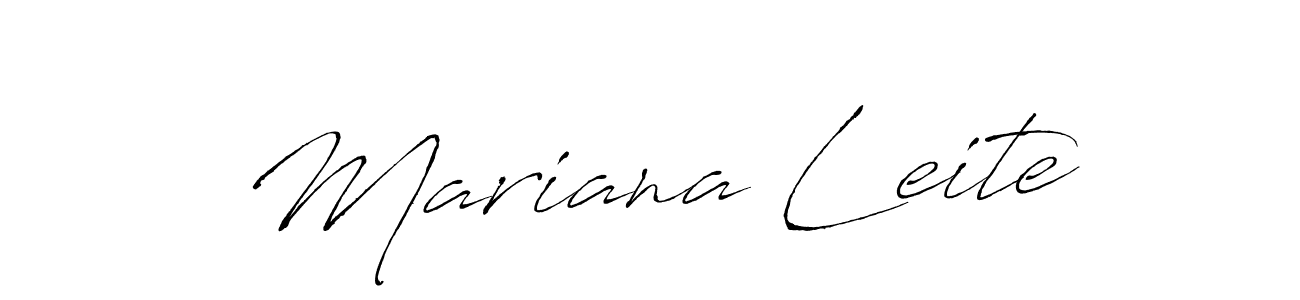 How to make Mariana Leite signature? Antro_Vectra is a professional autograph style. Create handwritten signature for Mariana Leite name. Mariana Leite signature style 6 images and pictures png