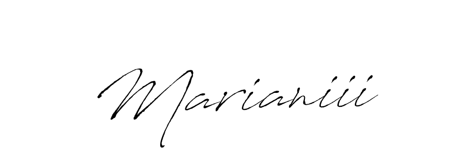Also we have Marianiii name is the best signature style. Create professional handwritten signature collection using Antro_Vectra autograph style. Marianiii signature style 6 images and pictures png