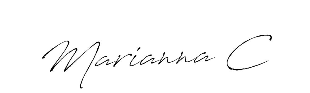 You can use this online signature creator to create a handwritten signature for the name Marianna C. This is the best online autograph maker. Marianna C signature style 6 images and pictures png