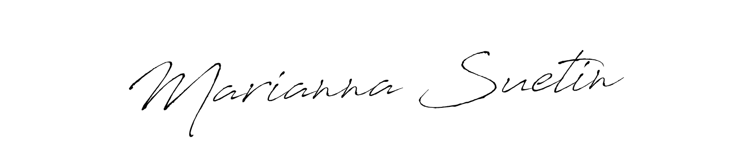 if you are searching for the best signature style for your name Marianna Suetin. so please give up your signature search. here we have designed multiple signature styles  using Antro_Vectra. Marianna Suetin signature style 6 images and pictures png