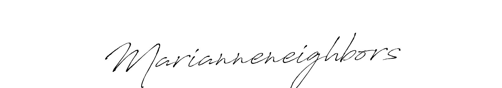 It looks lik you need a new signature style for name Marianneneighbors. Design unique handwritten (Antro_Vectra) signature with our free signature maker in just a few clicks. Marianneneighbors signature style 6 images and pictures png