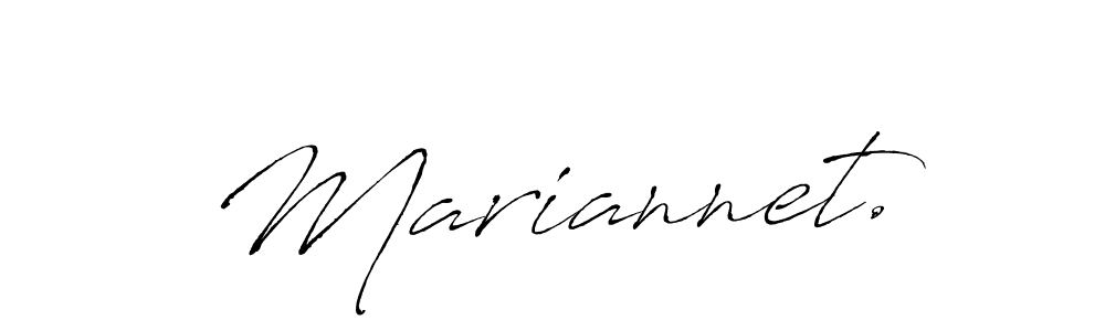 You should practise on your own different ways (Antro_Vectra) to write your name (Mariannet.) in signature. don't let someone else do it for you. Mariannet. signature style 6 images and pictures png