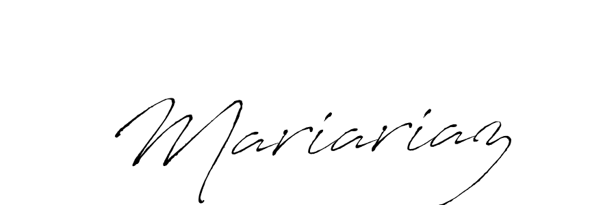 Mariariaz stylish signature style. Best Handwritten Sign (Antro_Vectra) for my name. Handwritten Signature Collection Ideas for my name Mariariaz. Mariariaz signature style 6 images and pictures png