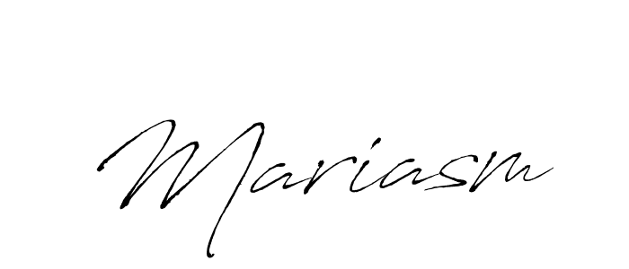 Create a beautiful signature design for name Mariasm. With this signature (Antro_Vectra) fonts, you can make a handwritten signature for free. Mariasm signature style 6 images and pictures png