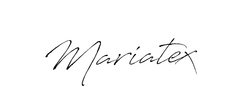 Mariatex stylish signature style. Best Handwritten Sign (Antro_Vectra) for my name. Handwritten Signature Collection Ideas for my name Mariatex. Mariatex signature style 6 images and pictures png