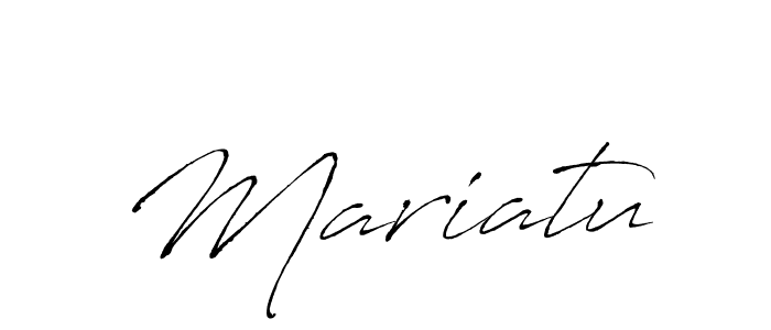 Antro_Vectra is a professional signature style that is perfect for those who want to add a touch of class to their signature. It is also a great choice for those who want to make their signature more unique. Get Mariatu name to fancy signature for free. Mariatu signature style 6 images and pictures png