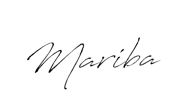 Create a beautiful signature design for name Mariba. With this signature (Antro_Vectra) fonts, you can make a handwritten signature for free. Mariba signature style 6 images and pictures png